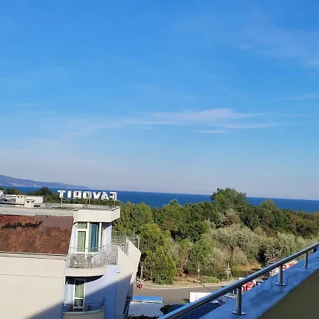 아파트 Rainbow 1, 131, Sunny Beach, Terrace With Sea View
